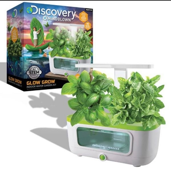 Discovery #MINDBLOWN Indoor Water Herb Garden Kit with LED Grow Light - Picture 2 of 5